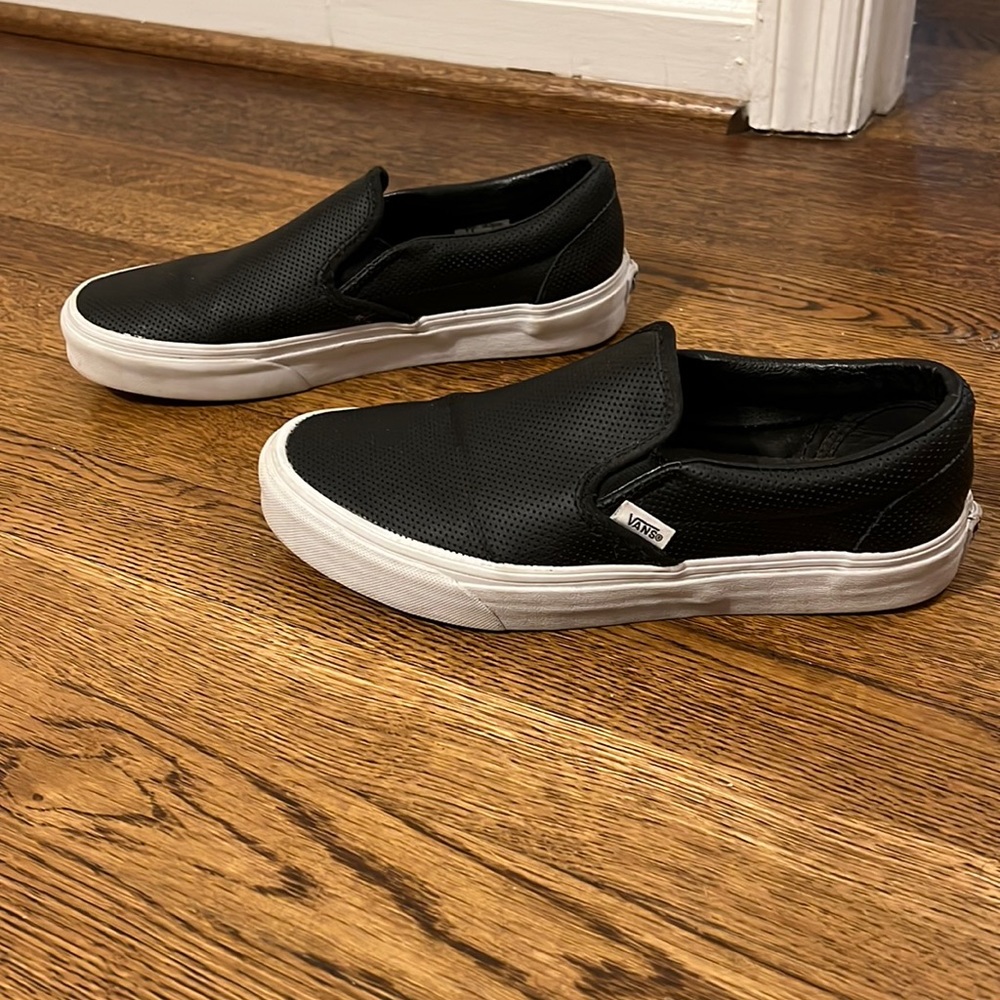 Vans Women Black Slides